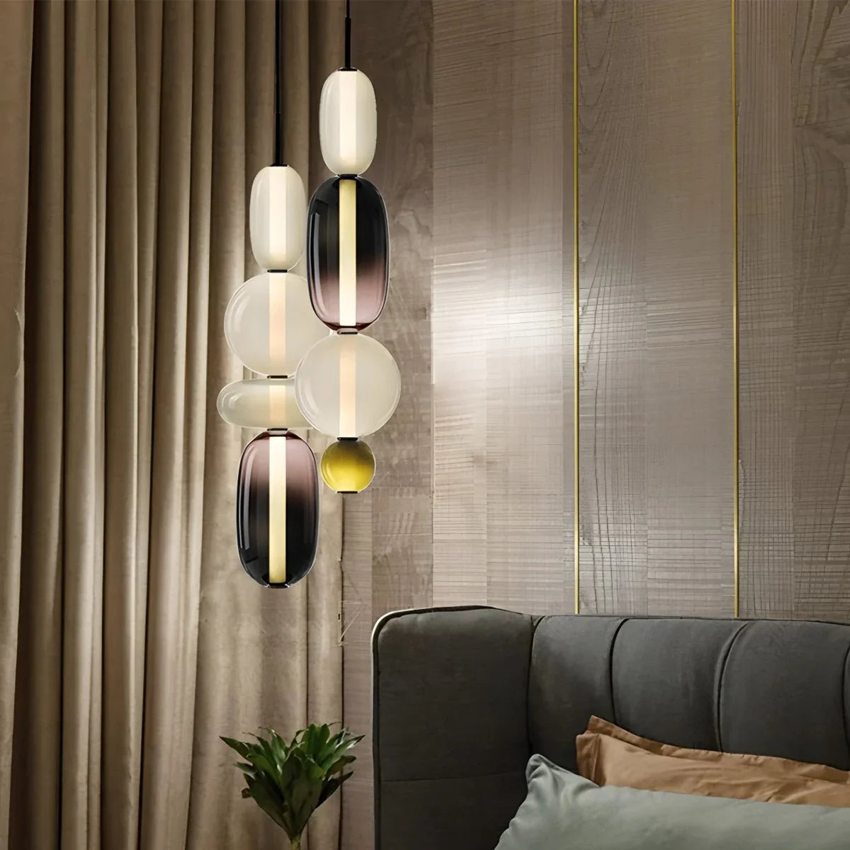 Feyran Candied Glass Pendant Light for Bedroom