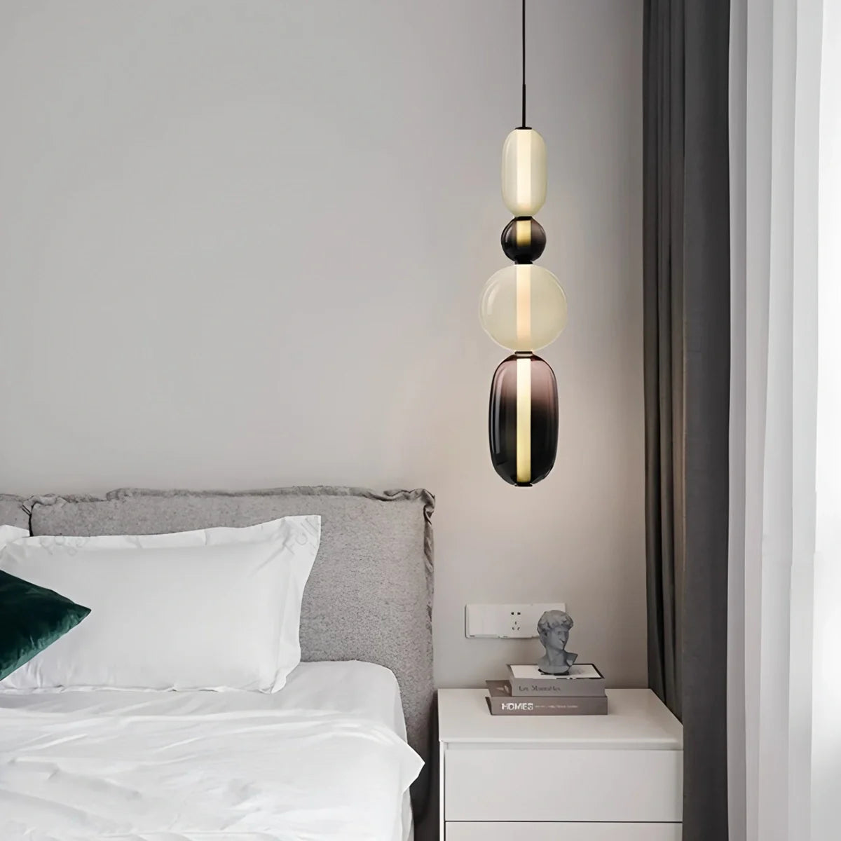 Feyran Candied Glass Pendant Light for Bedroom