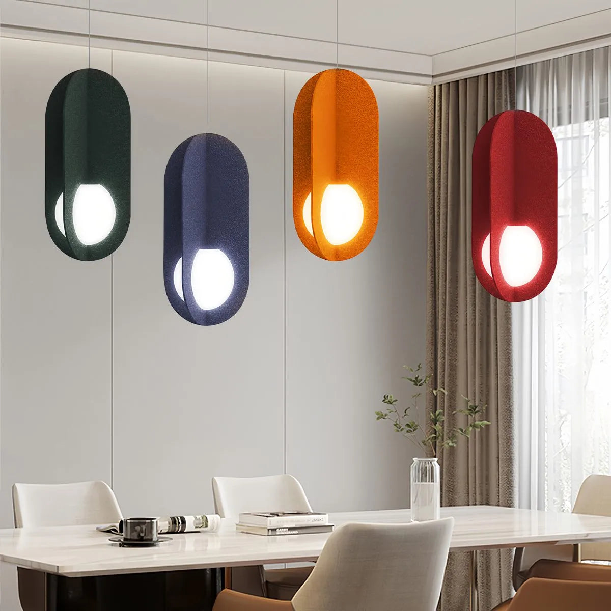 Feyran Carambola Acoustic Pendant Light for Dining Area