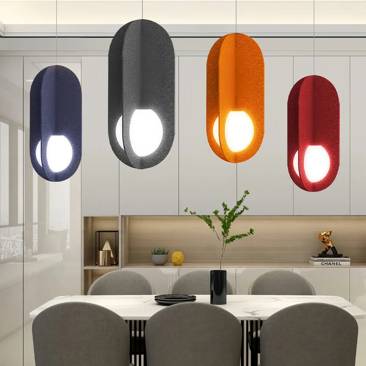 Feyran Carambola Acoustic Pendant Light for Dining Area