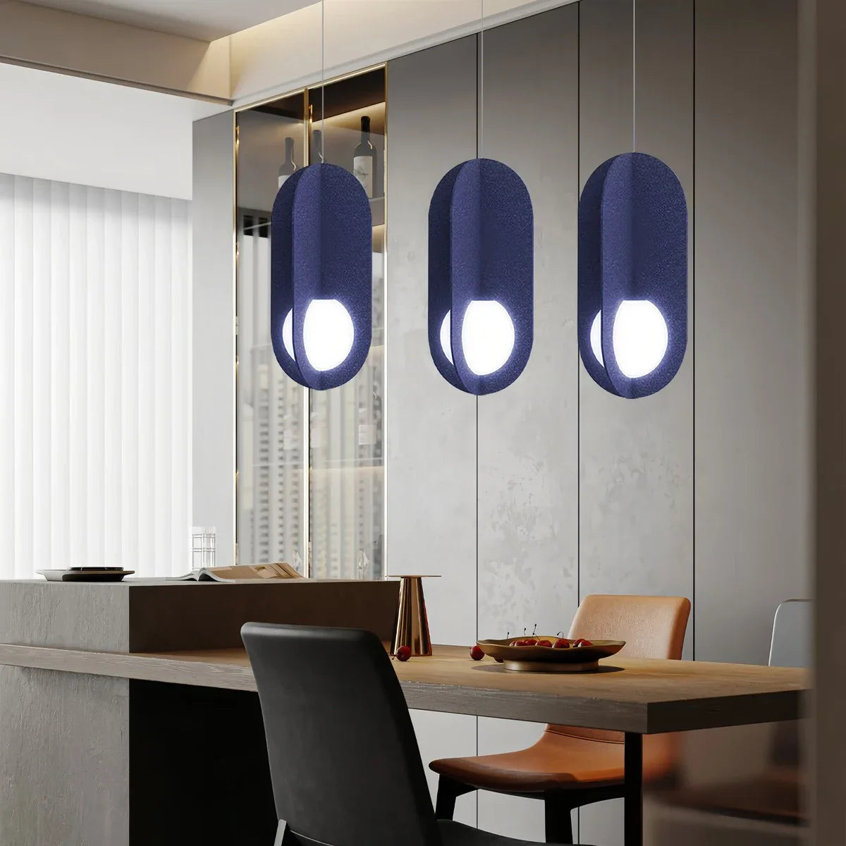 Feyran Carambola Acoustic Pendant Light for Dining Area