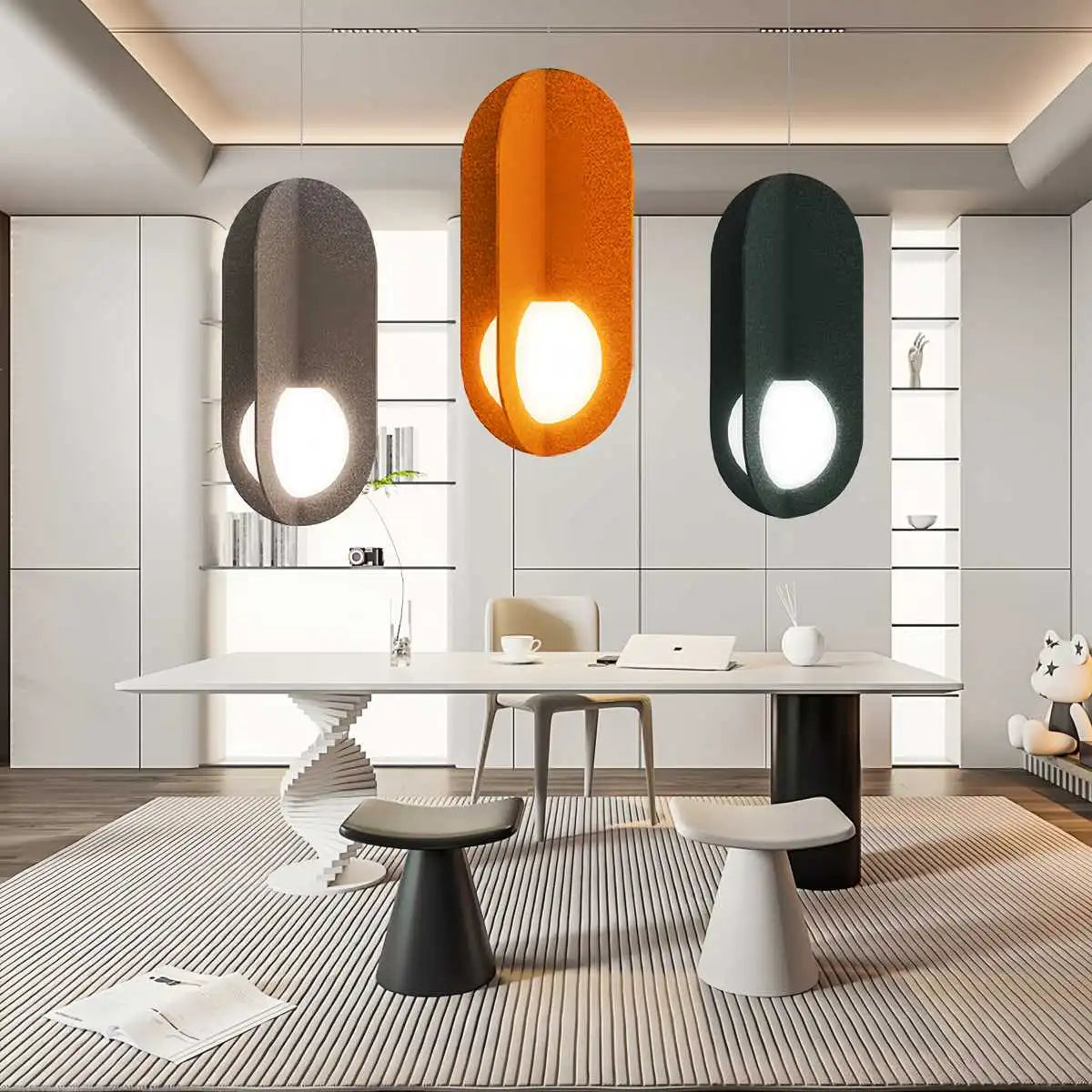 Feyran Carambola Acoustic Pendant Light for Dining Area