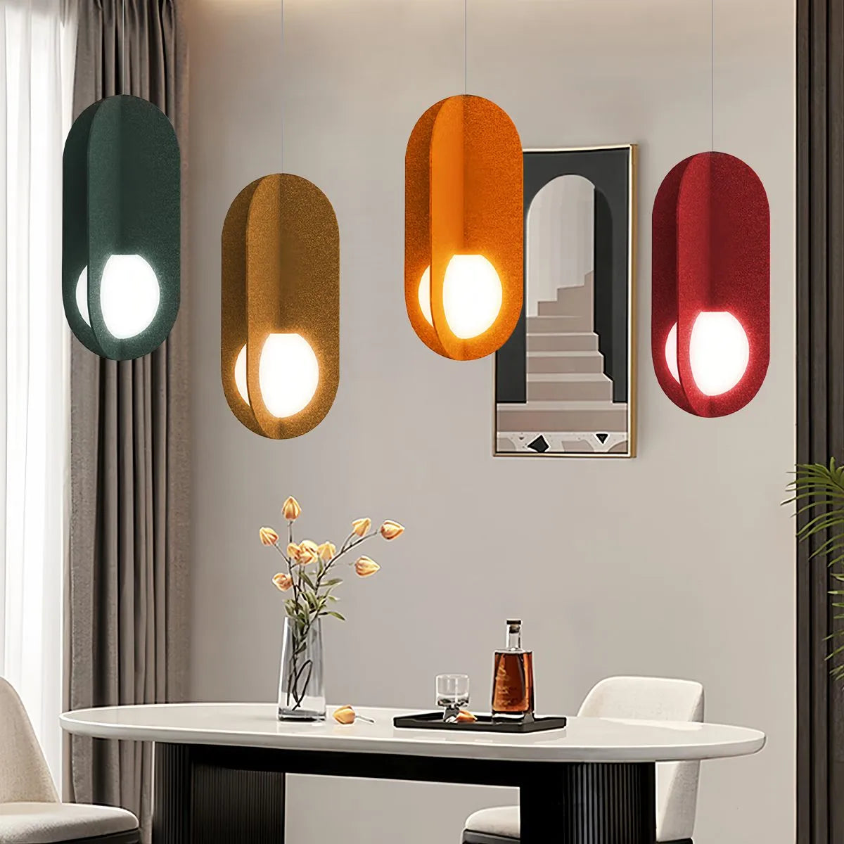 Feyran Carambola Acoustic Pendant Light for Dining Area
