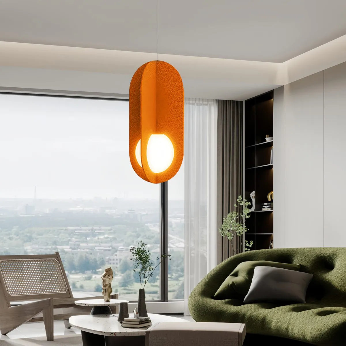 Feyran Carambola Acoustic Pendant Light for Dining Area