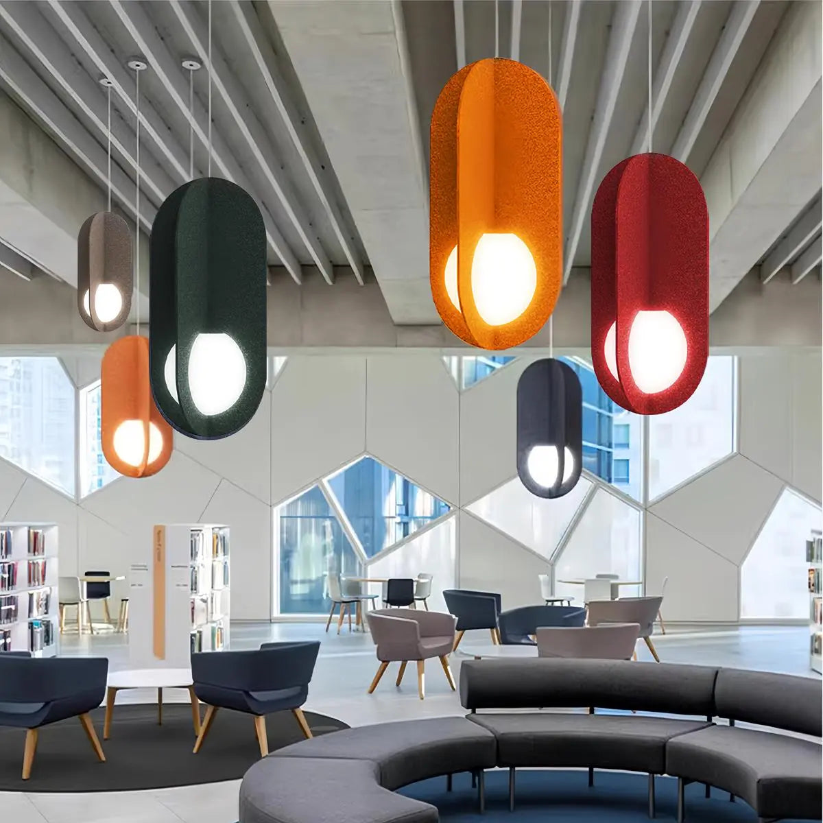Feyran Carambola Acoustic Pendant Light for Dining Area