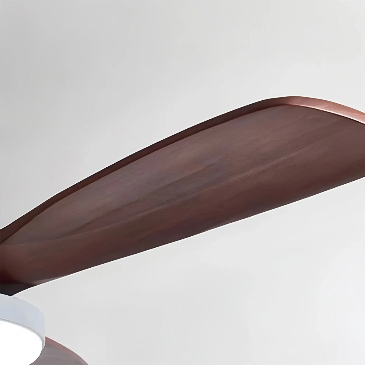 Feyran Vintage 3-leaf Solid Wood Ceiling Fan Lamp
