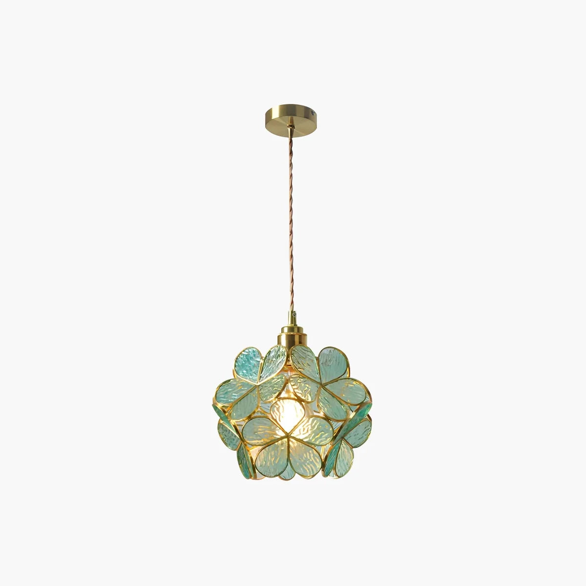 Feyran Cherry Blossom Stained Glass Pendant Light