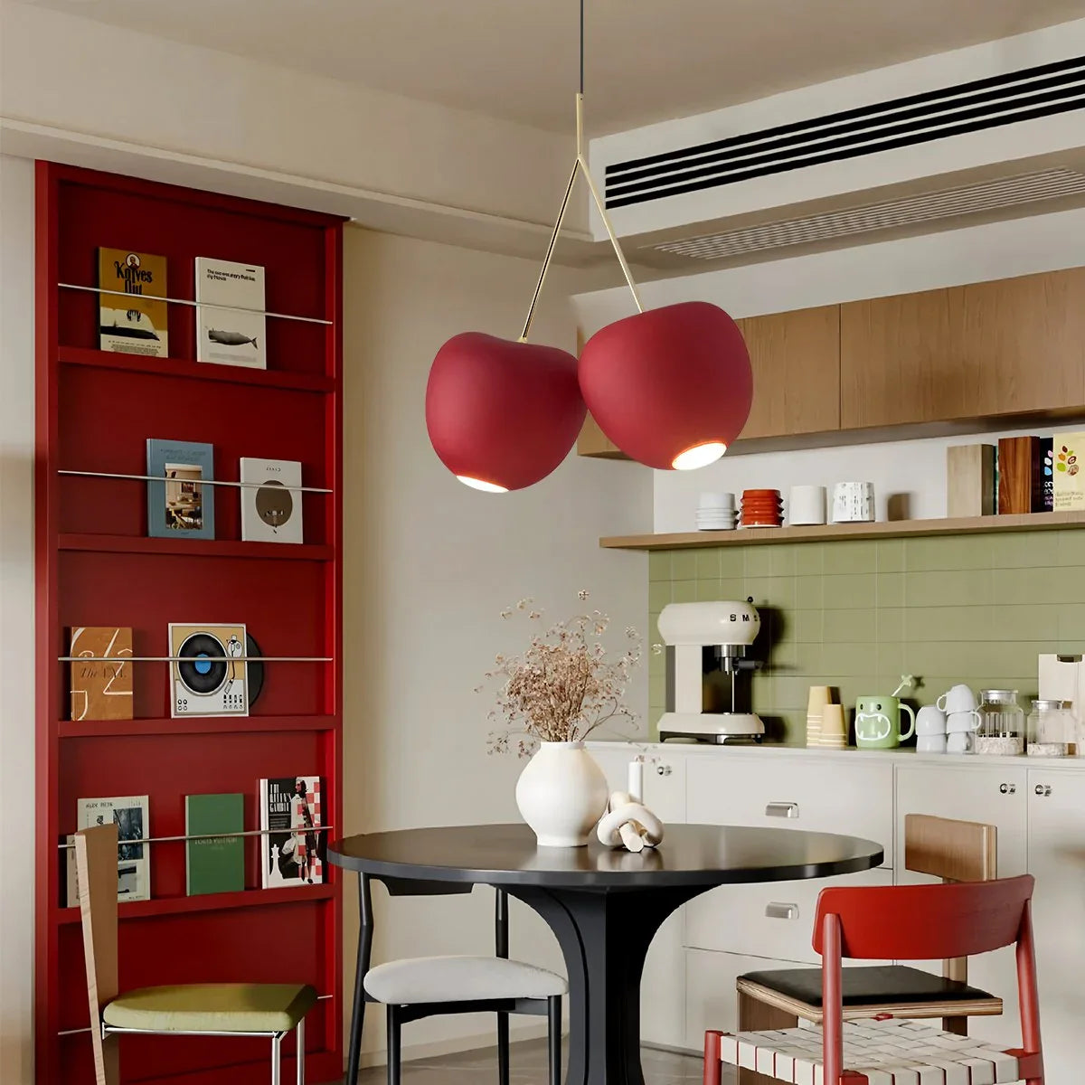 Feyran Cherry Metal Chandelier for Dining Room