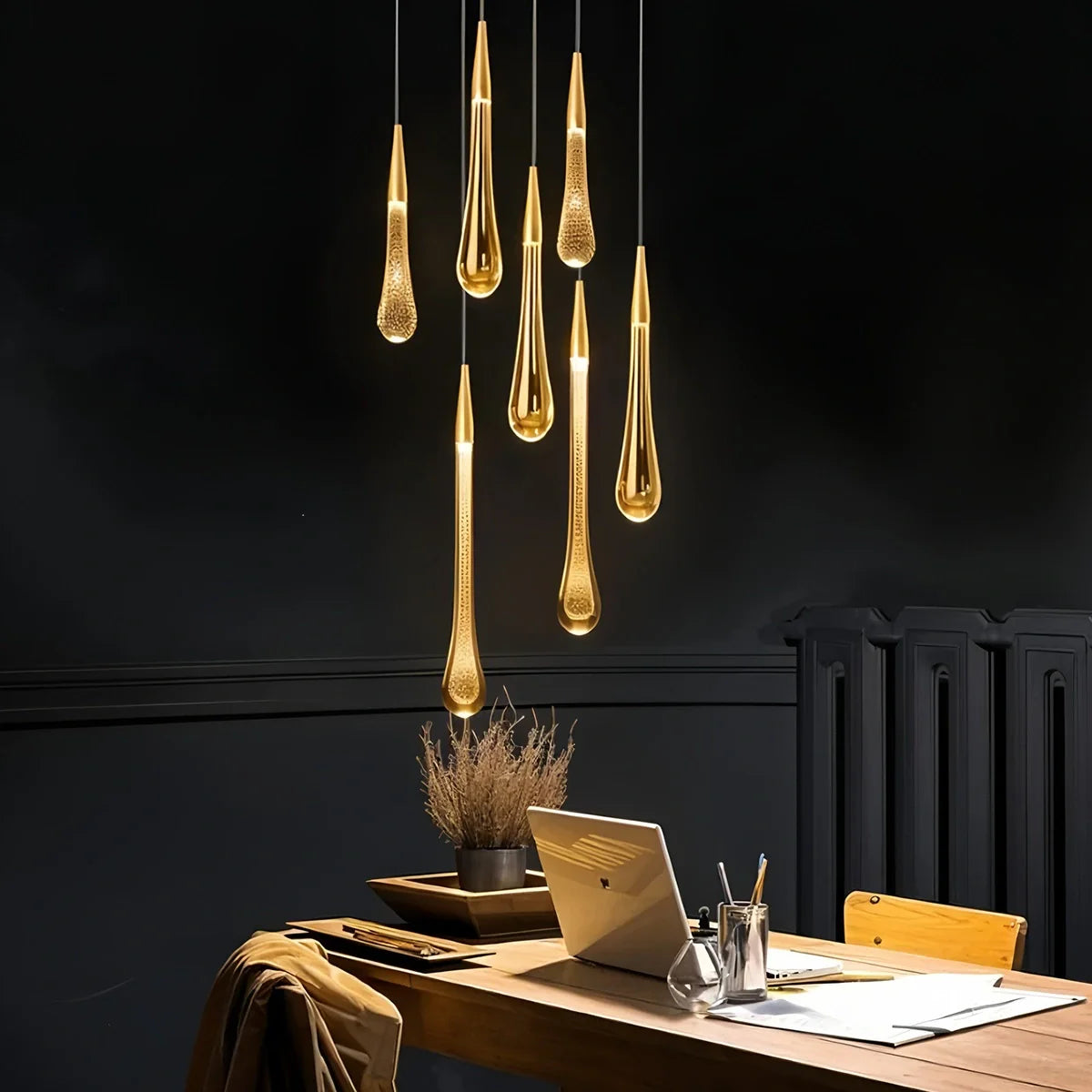 Feyran Chryseos Crystal Pendant Light for Living Room
