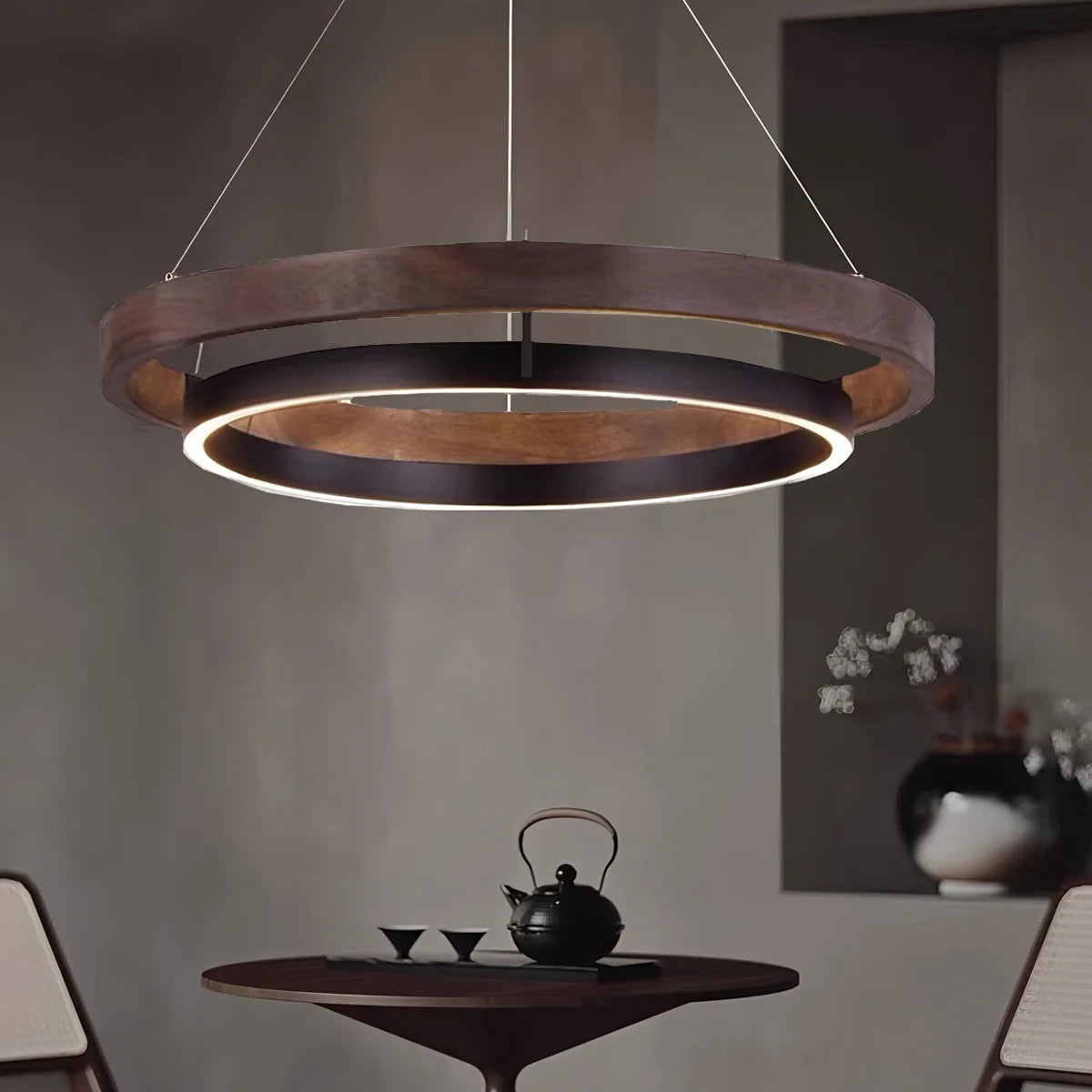 Feyran Circular LED Chandelier for Dining Room
