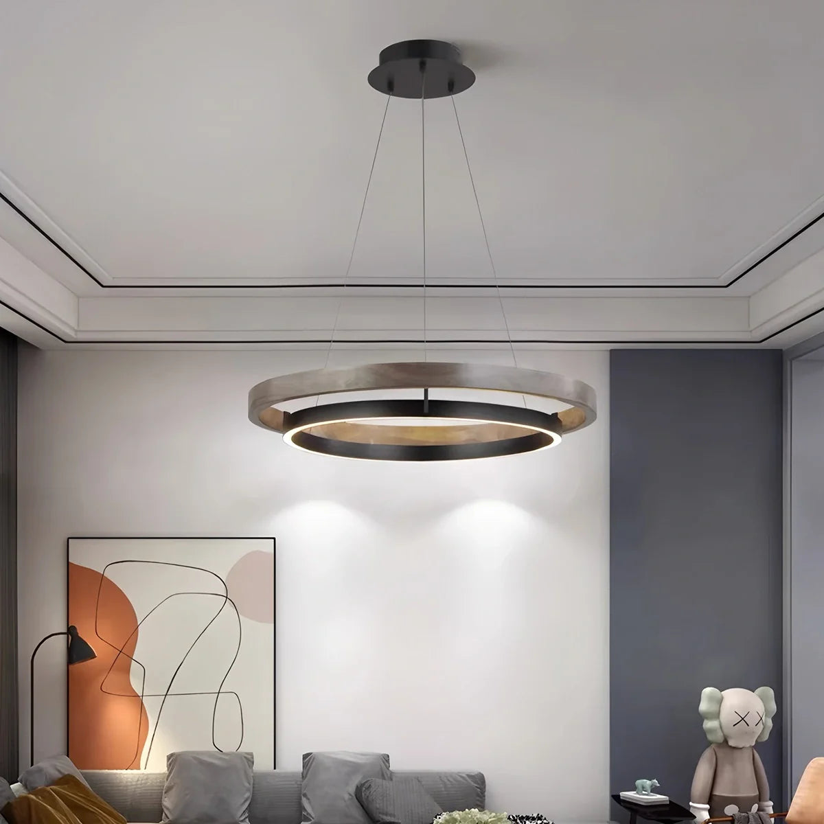 Feyran Circular LED Chandelier for Dining Room