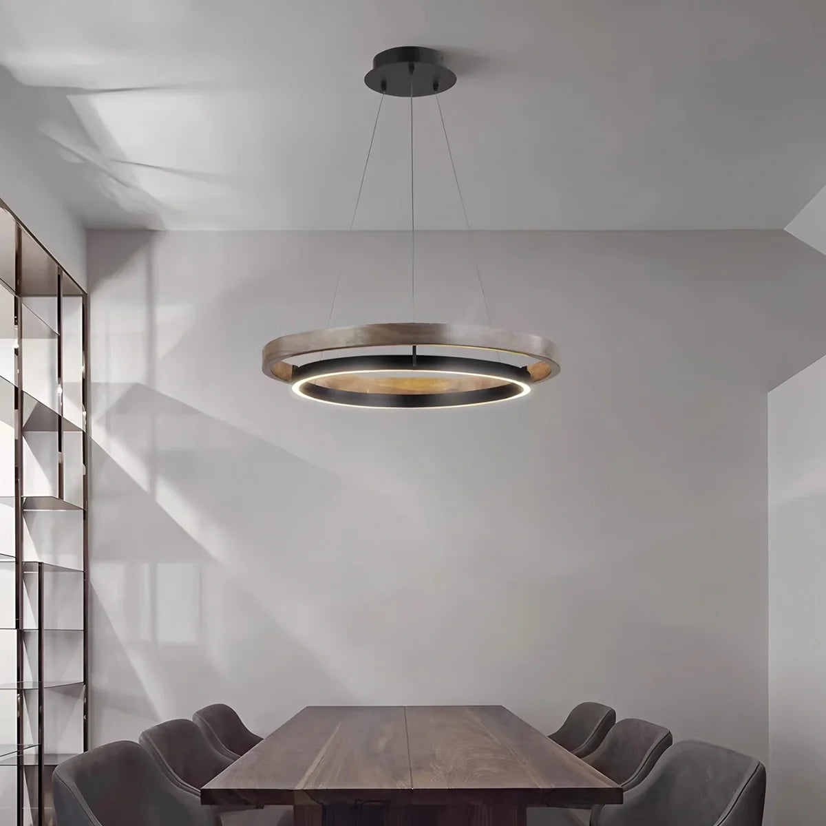 Feyran Circular LED Chandelier for Dining Room