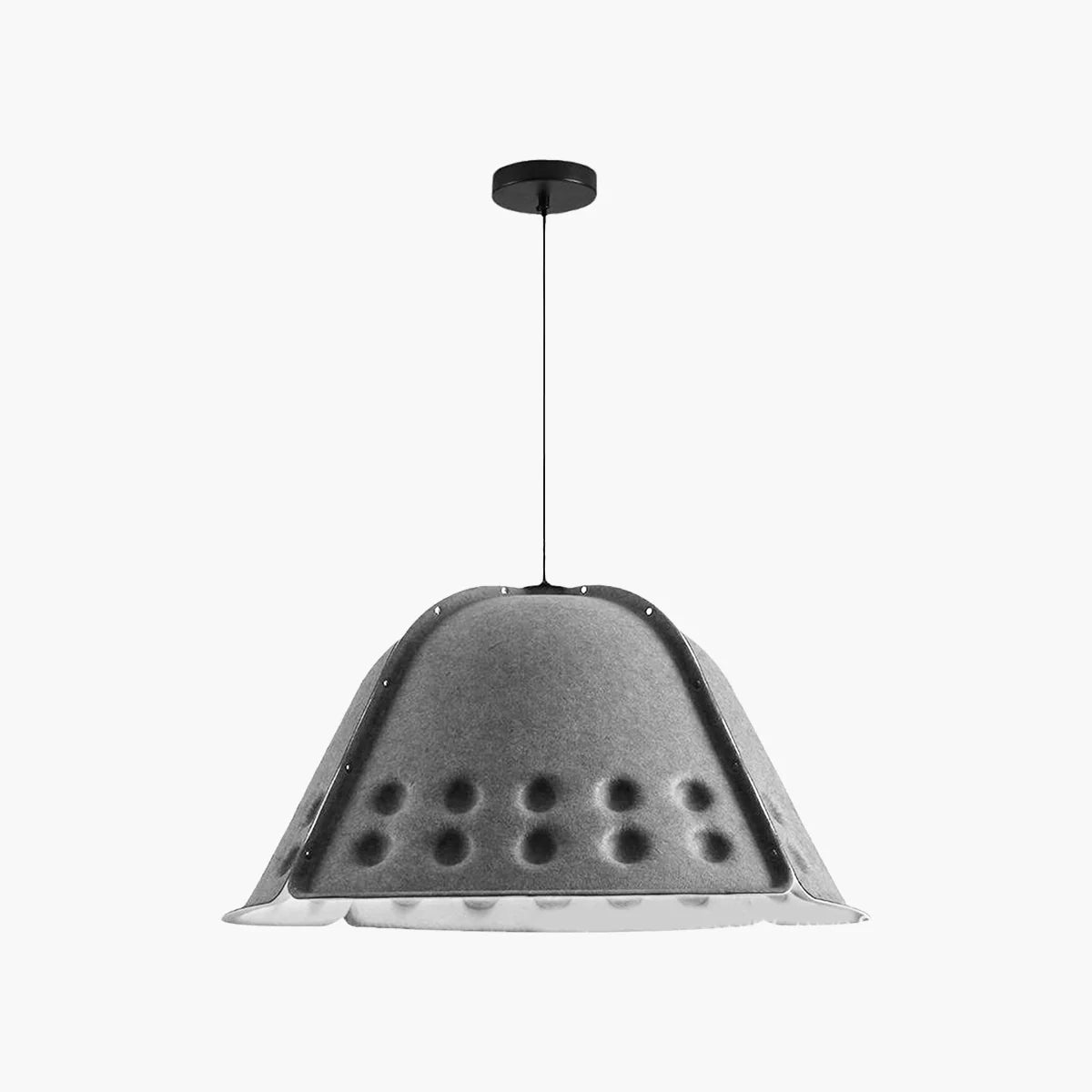 Feyran Clock Shaped Hot Pressed Acoustic Pendant Light