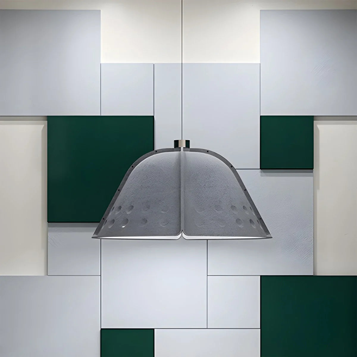 Feyran Clock Shaped Hot Pressed Acoustic Pendant Light