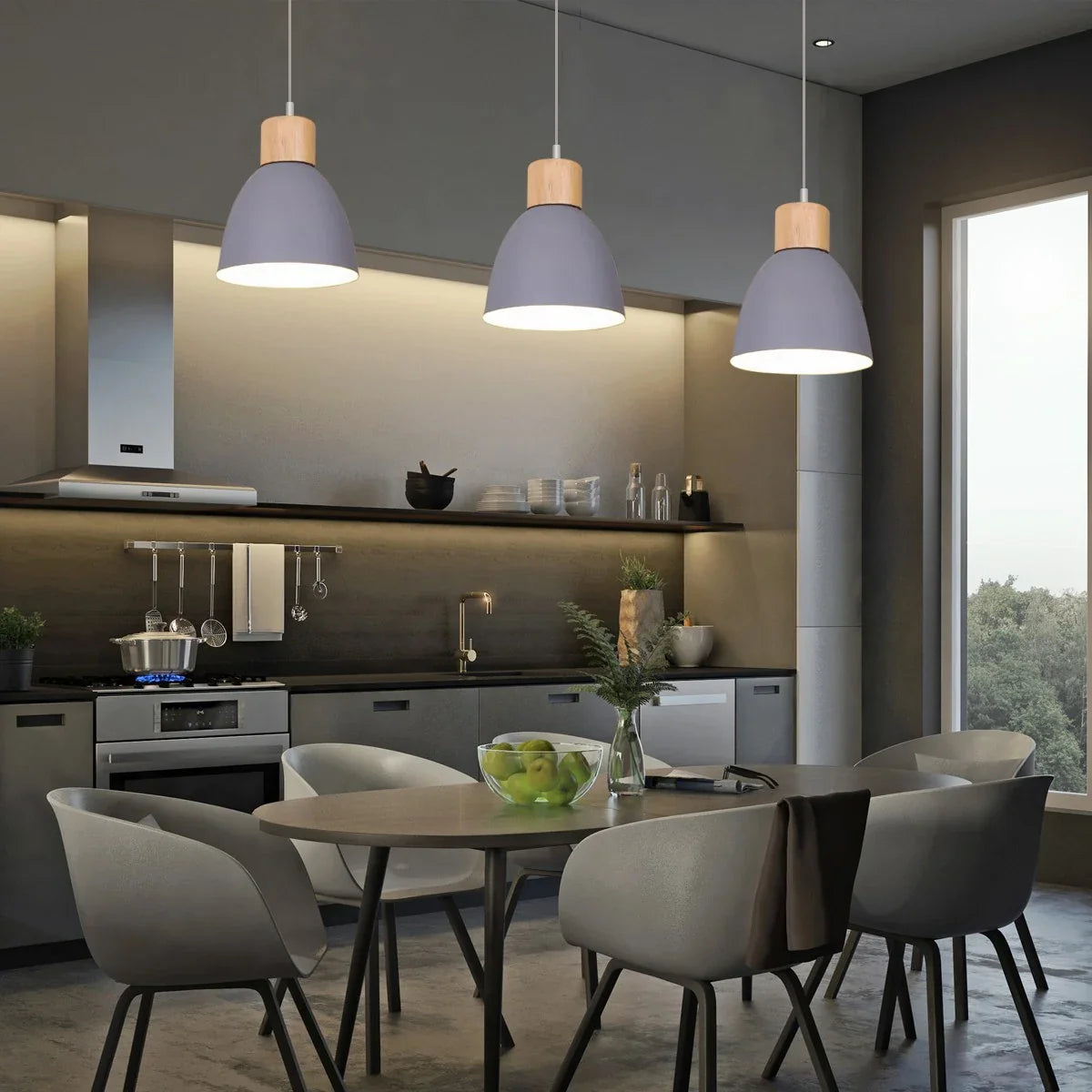 Feyran Colorato Aluminum Pendant Light for Kitchen