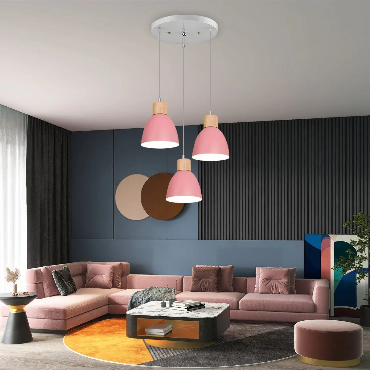 Feyran Colorato Aluminum Pendant Light for Kitchen