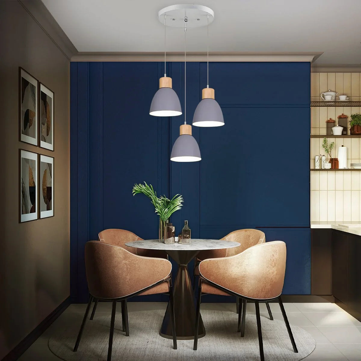 Feyran Colorato Aluminum Pendant Light for Kitchen