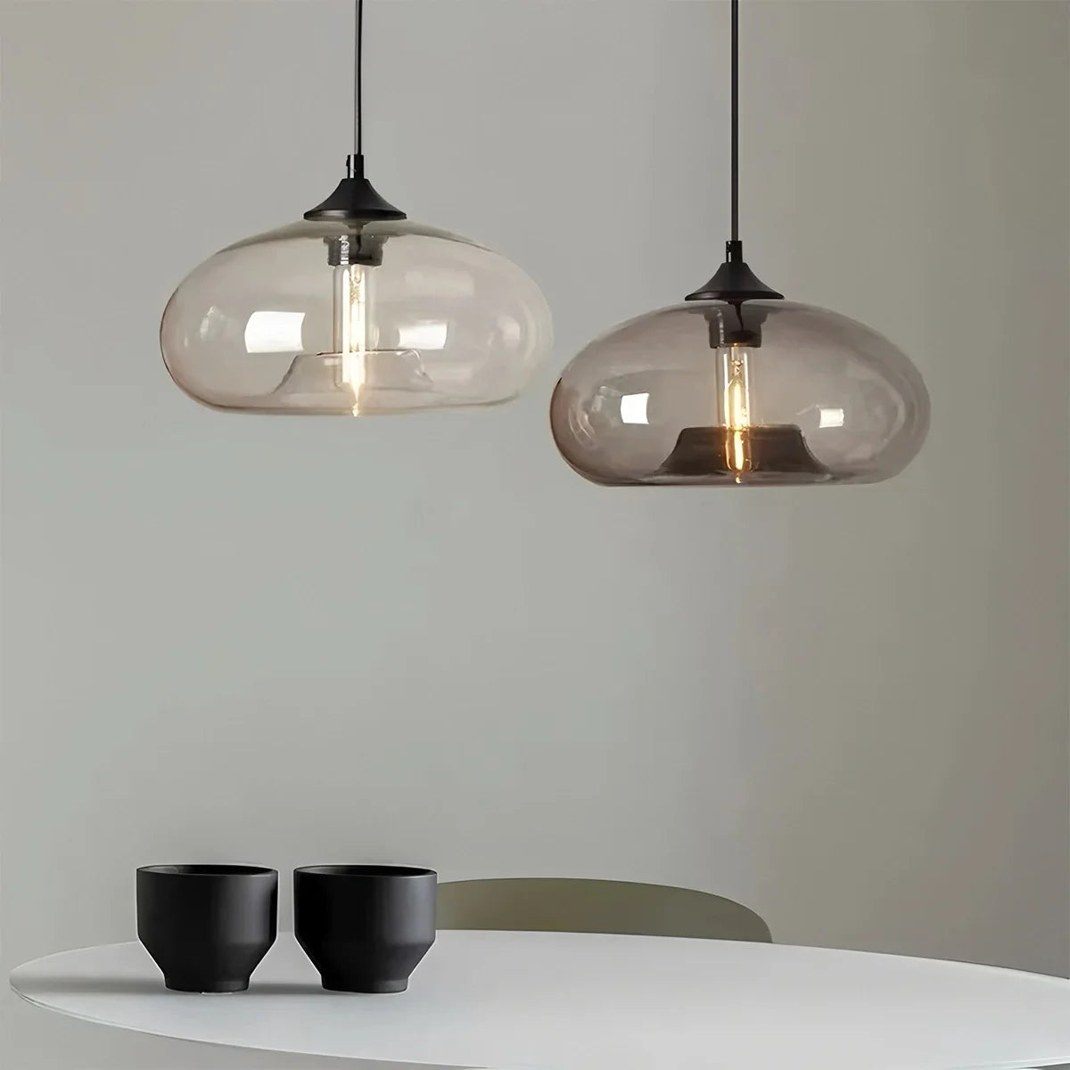 Feyran Colorful Glass Pendant Light for Dining Area