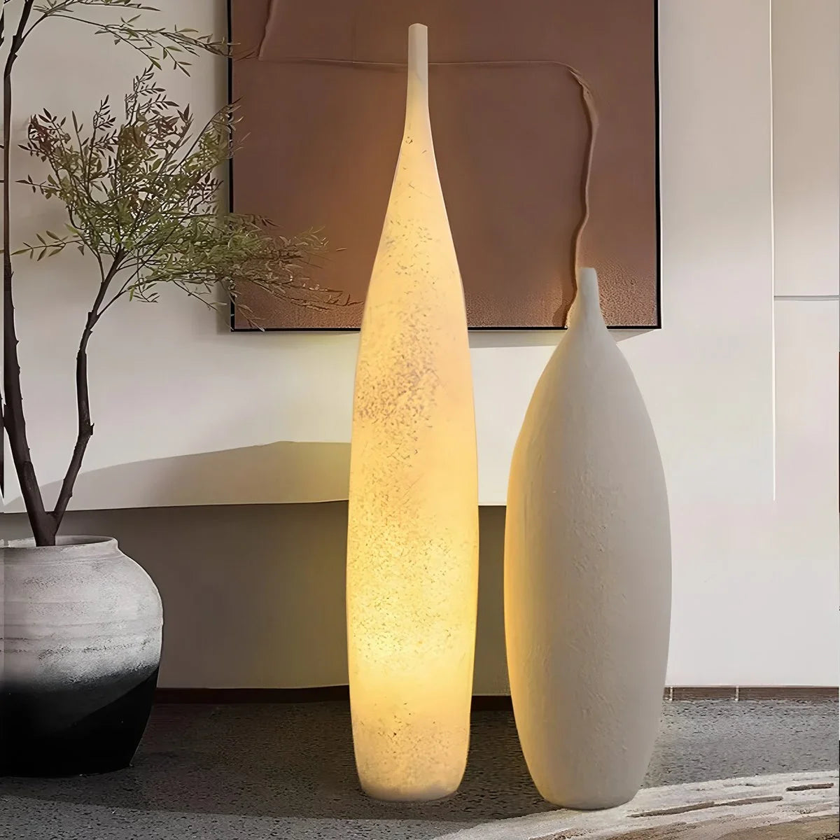 Feyran Colorful Vases Outdoor Floor Lamp