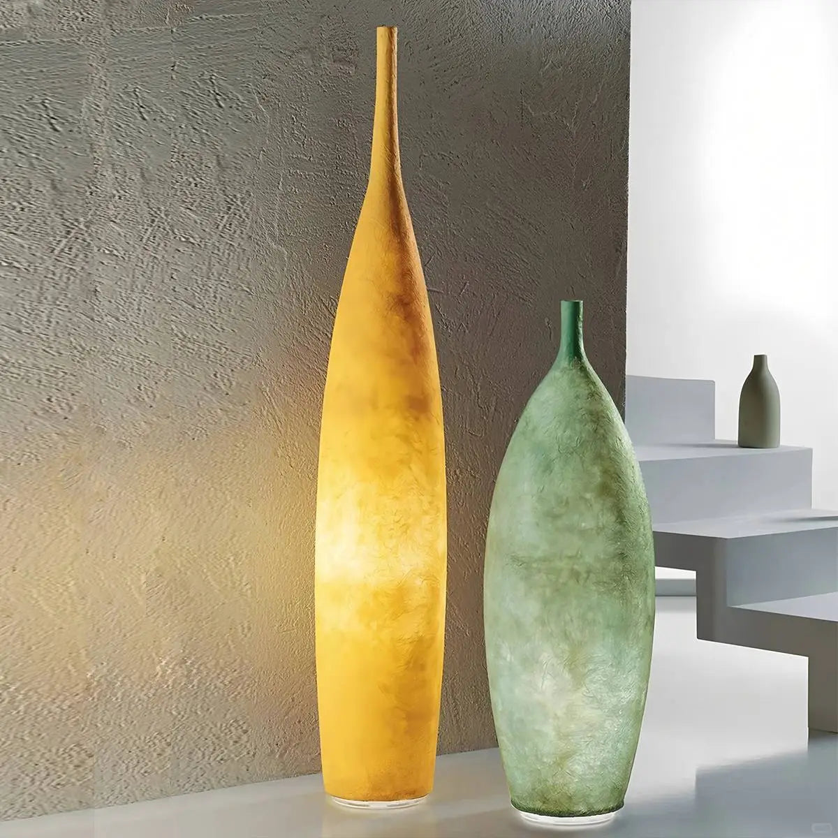 Feyran Colorful Vases Outdoor Floor Lamp