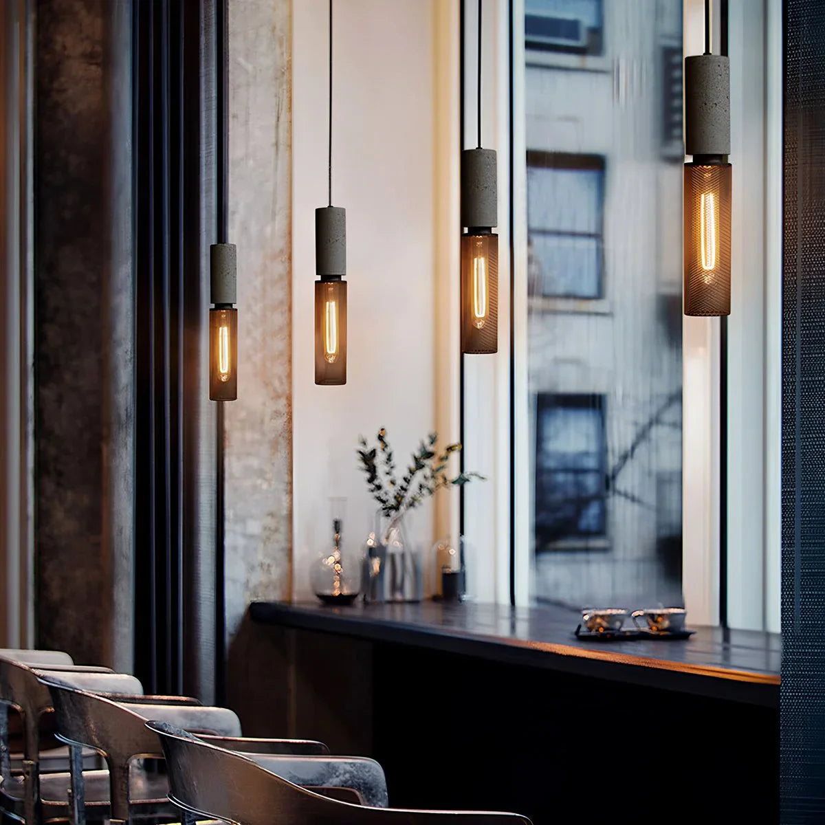 Feyran Concrete Industry Pendant Lamp for Kitchen