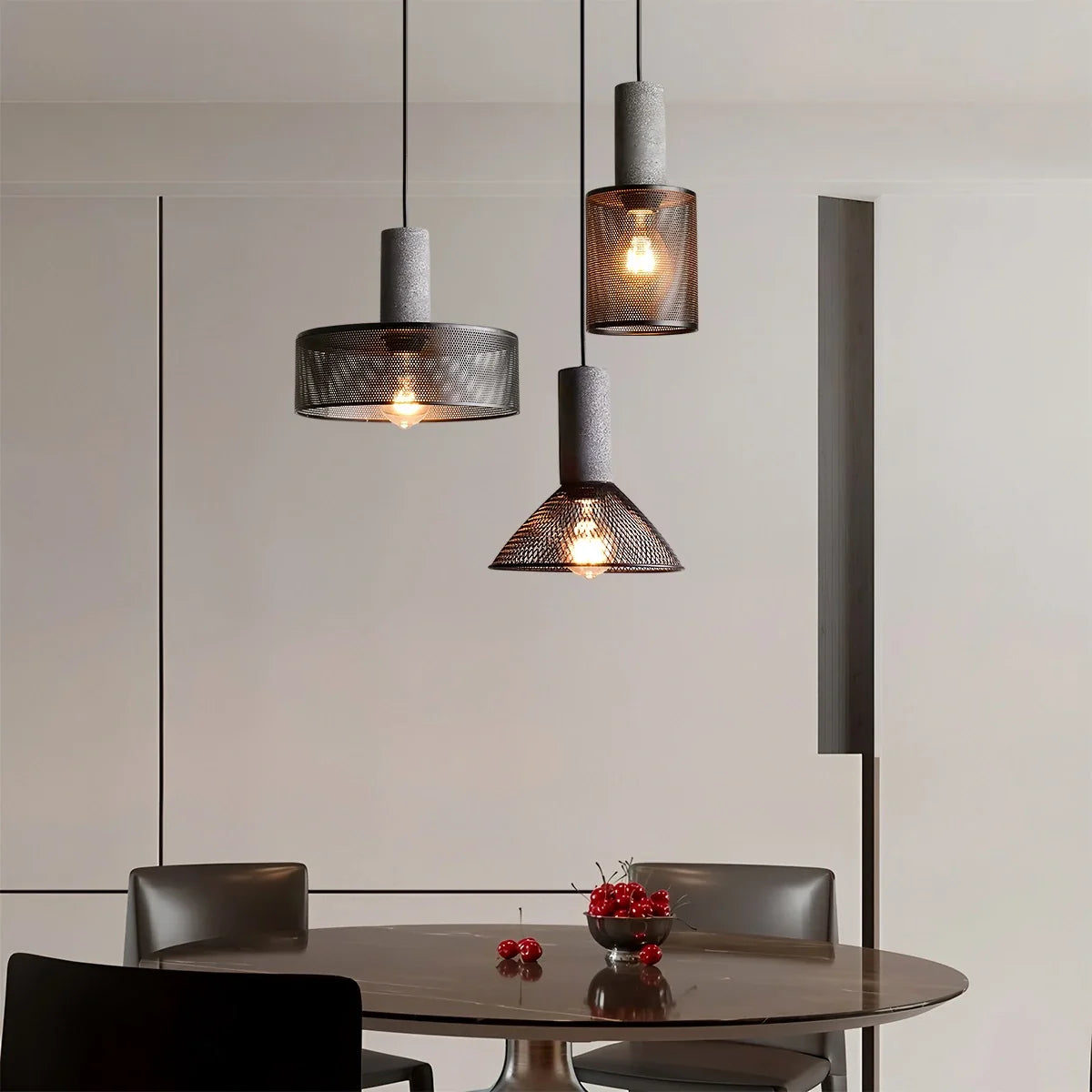 Feyran Concrete Industry Pendant Lamp for Kitchen