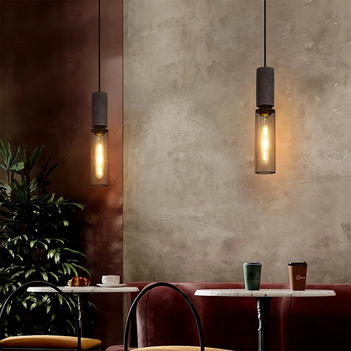 Feyran Concrete Industry Pendant Lamp for Kitchen