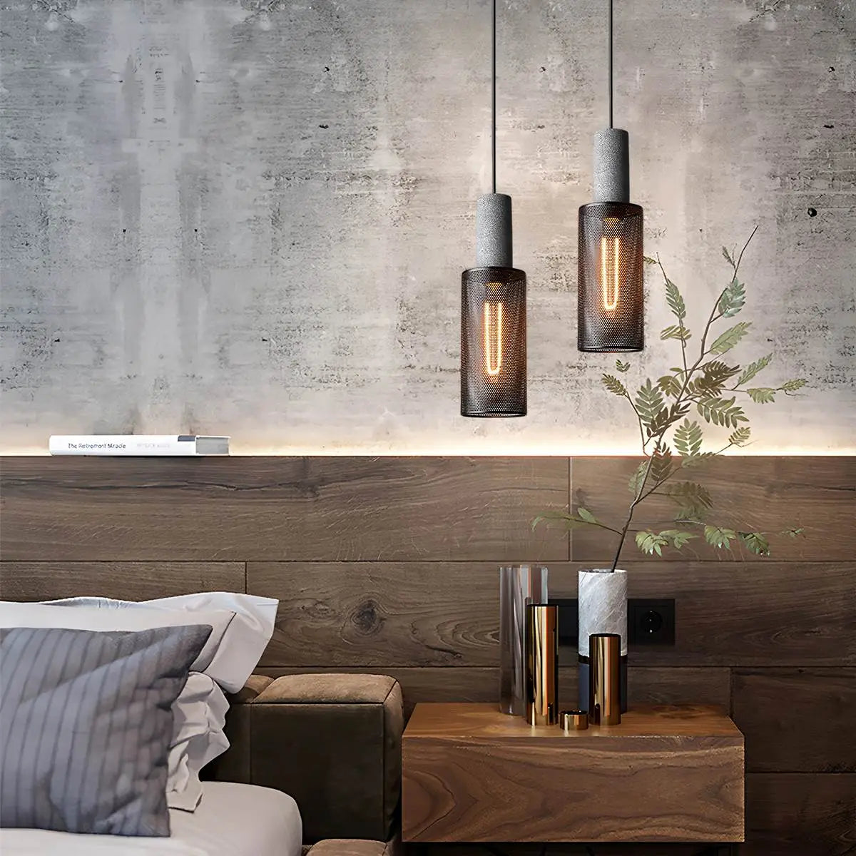 Feyran Concrete Industry Pendant Lamp for Kitchen