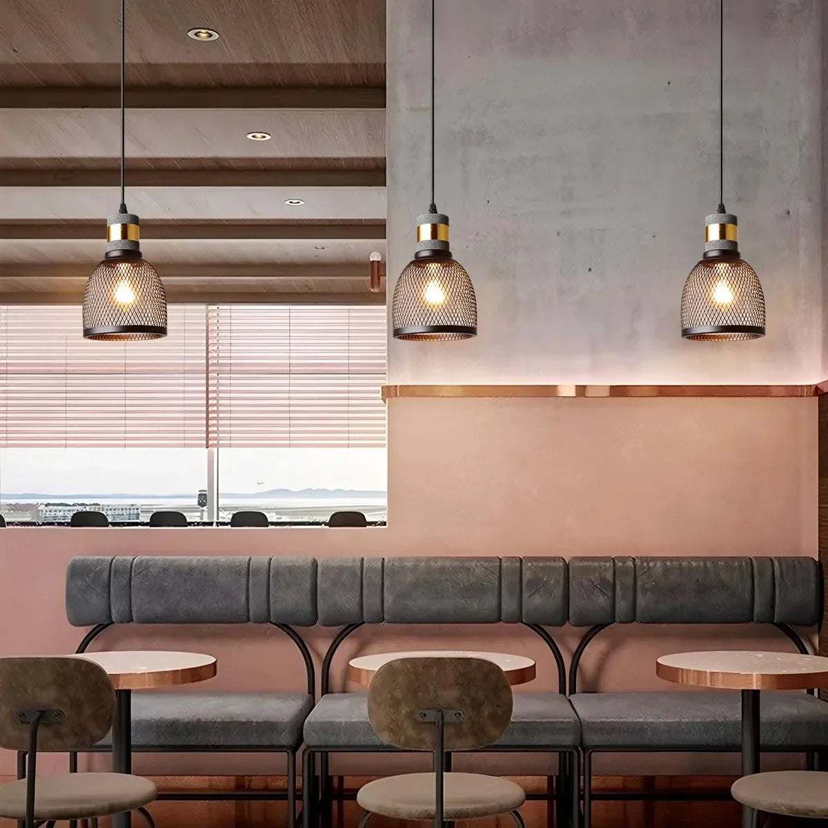 Feyran Concrete Industry Pendant Lamp for Kitchen