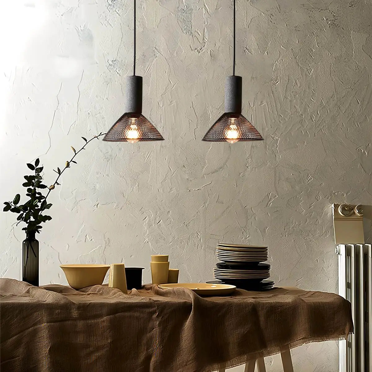 Feyran Concrete Industry Pendant Lamp for Kitchen