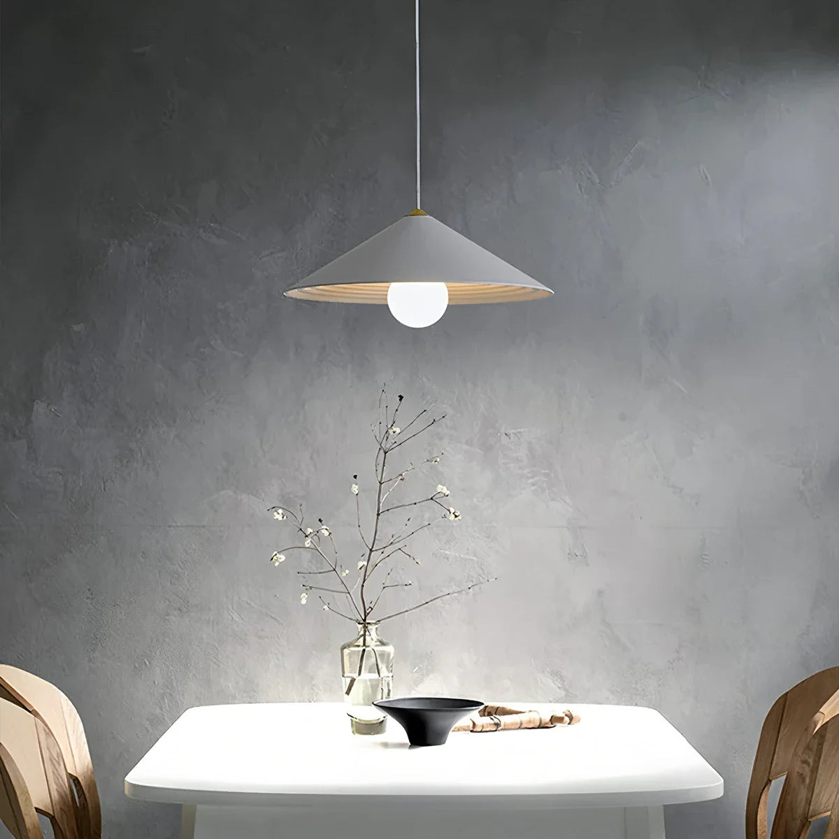 Feyran Cone Counterweight Pulley Swag Pendant Lamp