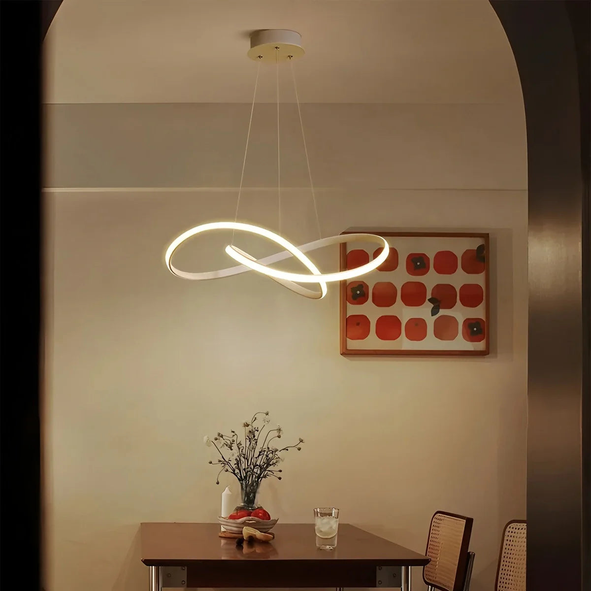 Feyran Creative Linear Chandelier for Dining Room