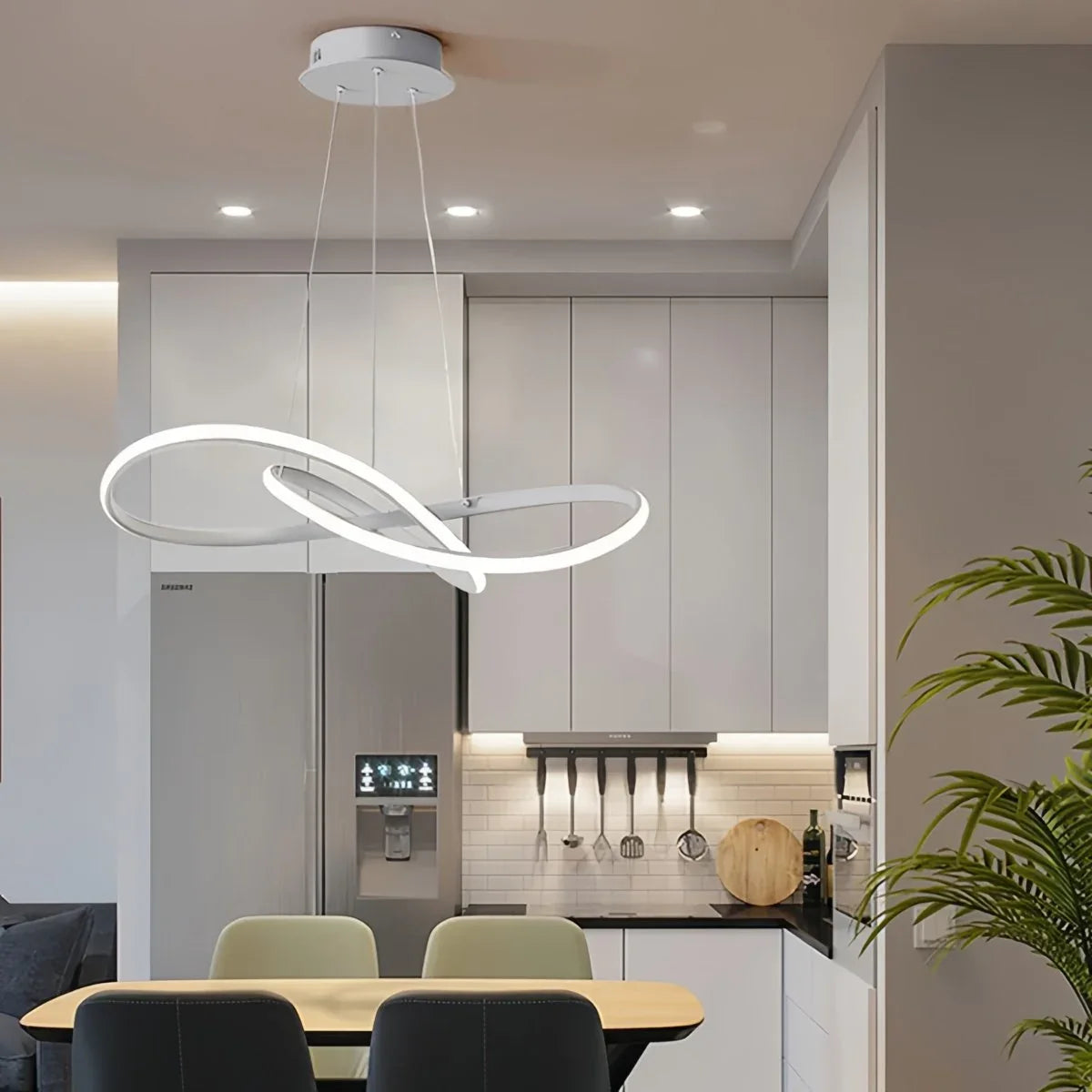 Feyran Creative Linear Chandelier for Dining Room