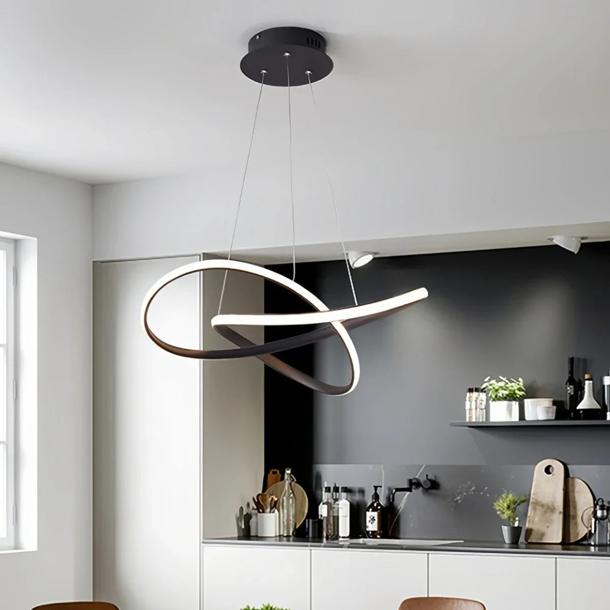 Feyran Creative Linear Chandelier for Dining Room