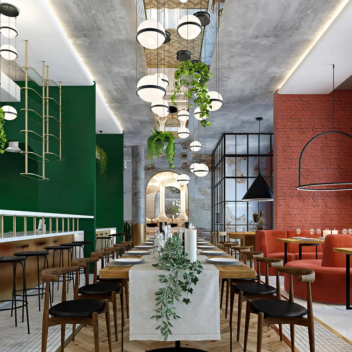 Feyran Creative Minimalist Plants Pendant Light