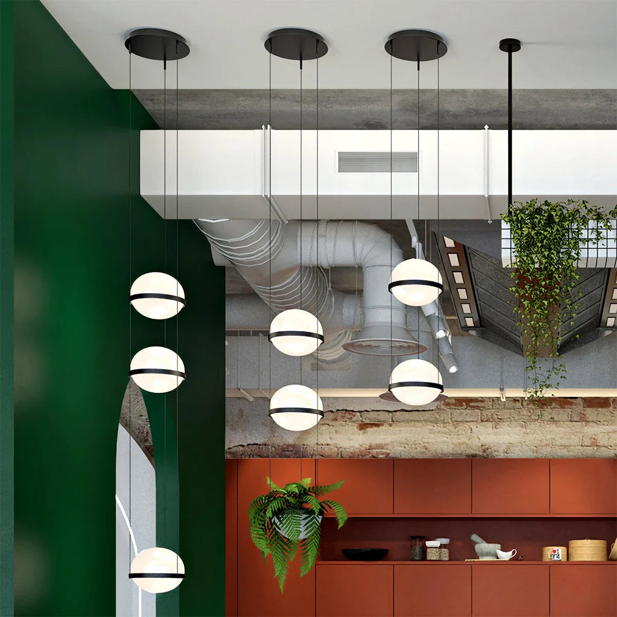 Feyran Creative Minimalist Plants Pendant Light