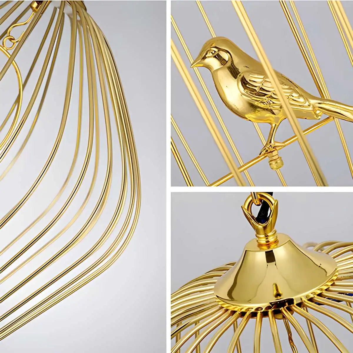 Feyran Creative Birdcage Pendant Light for Living Room