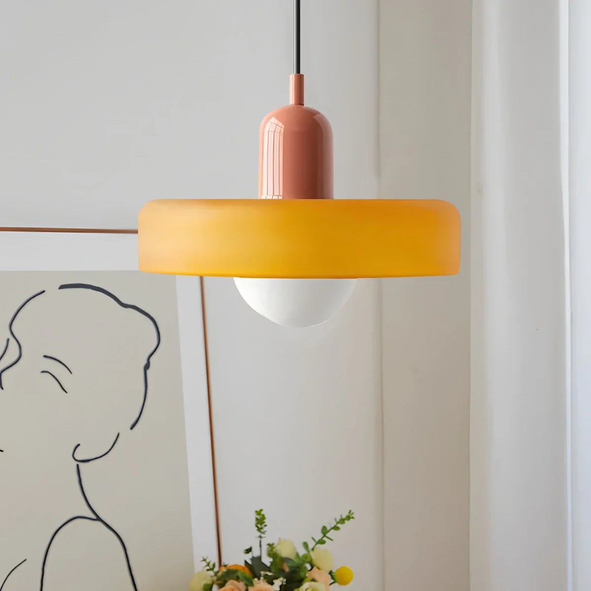 Feyran Modern Bauhaus Glass Pendant Light