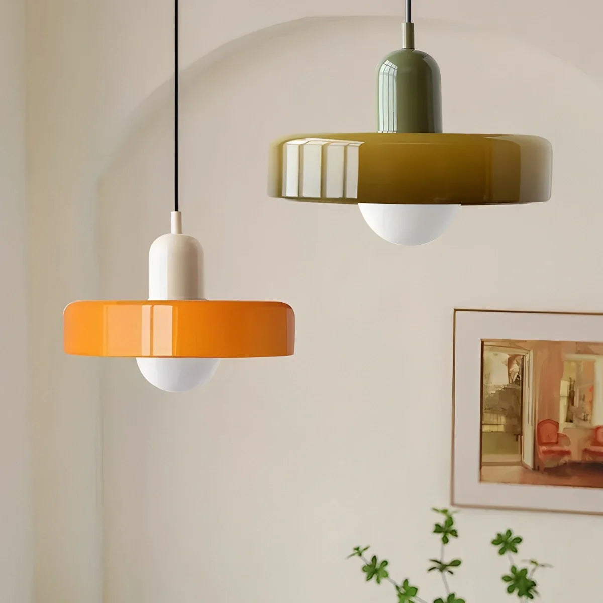 Feyran Modern Bauhaus Glass Pendant Light