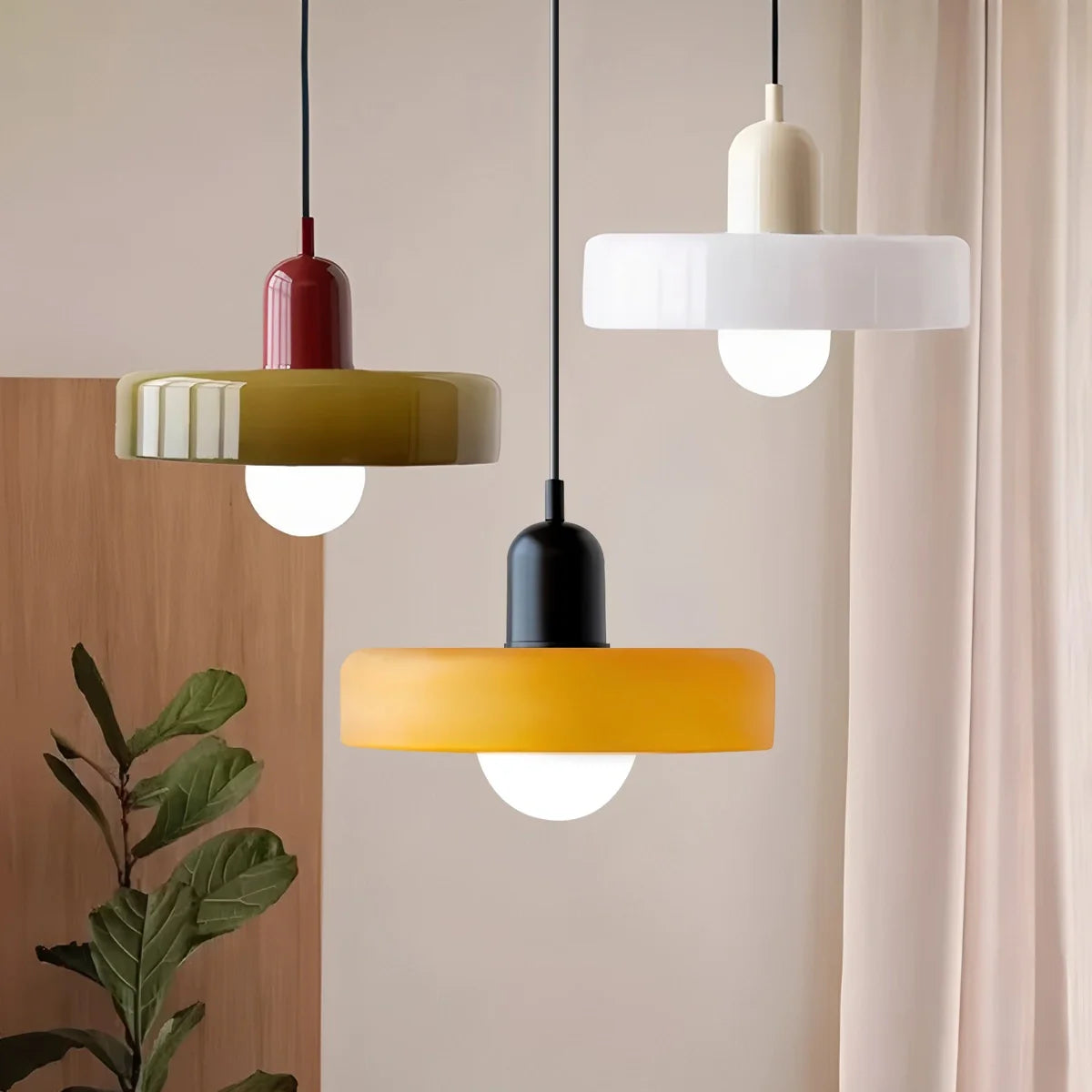 Feyran Modern Bauhaus Glass Pendant Light