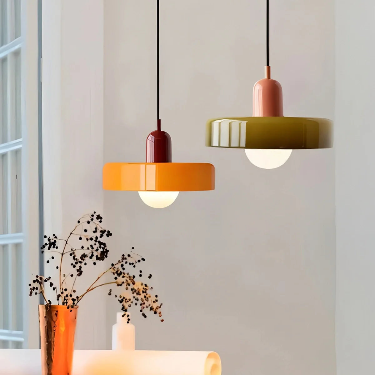 Feyran Modern Bauhaus Glass Pendant Light