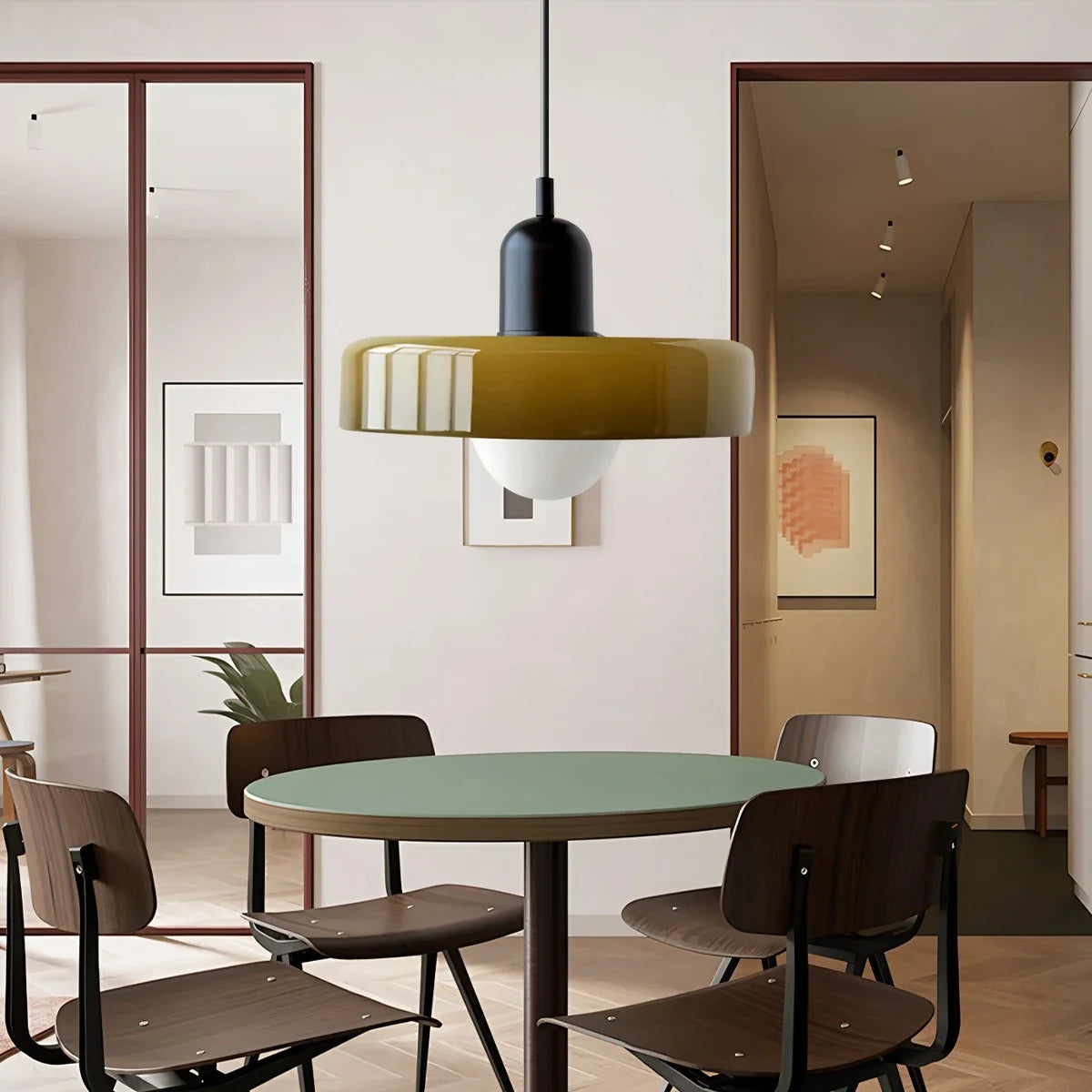 Feyran Modern Bauhaus Glass Pendant Light