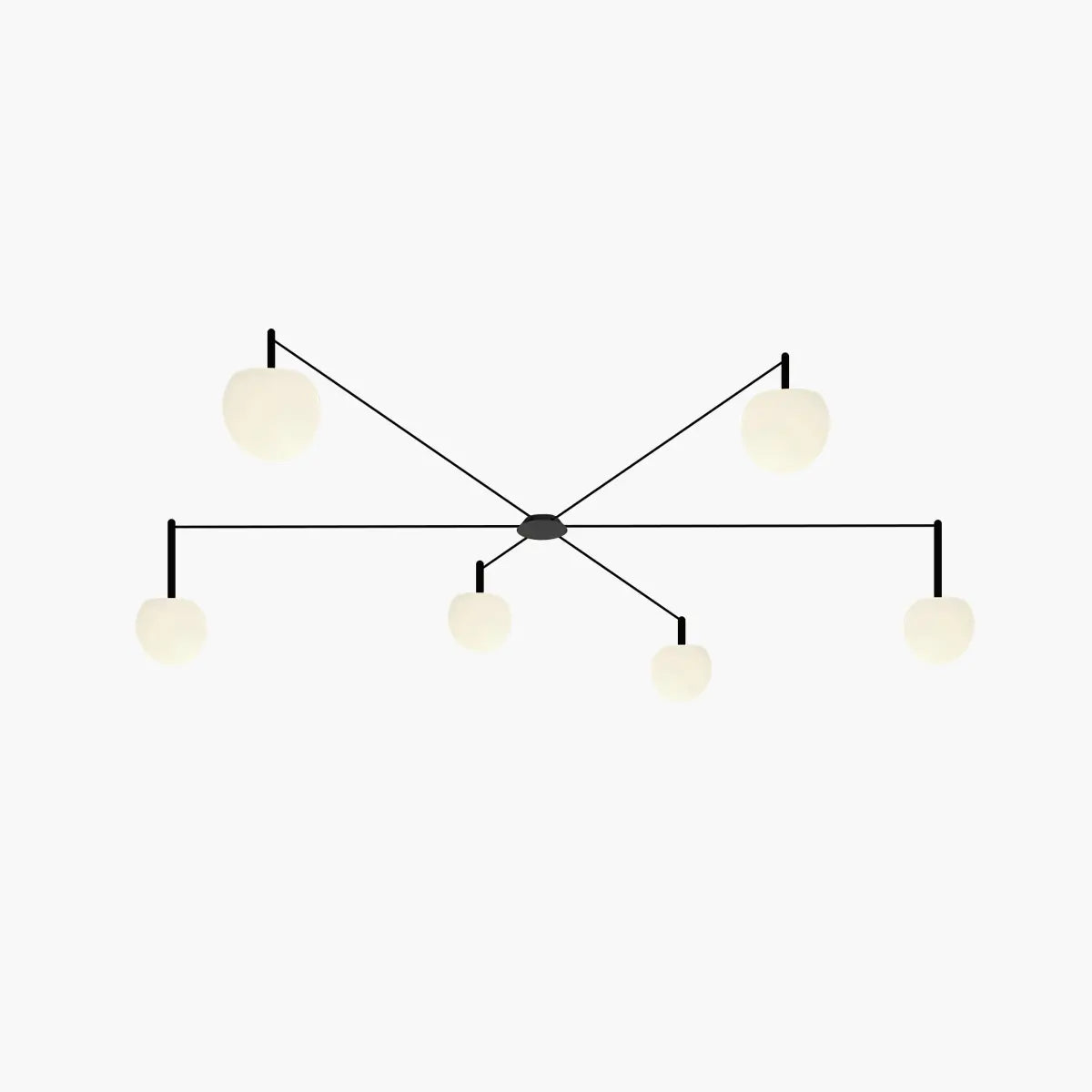 Feyran Custom Frosted Glass Globe Ceiling Light