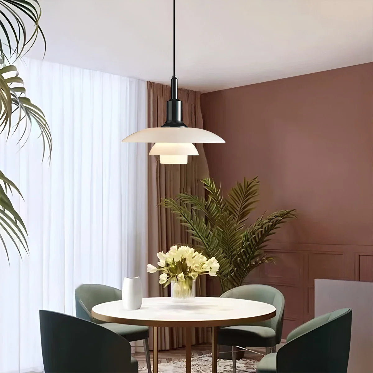Feyran Danish Designer Glass Pendant Lamp for Kitchen