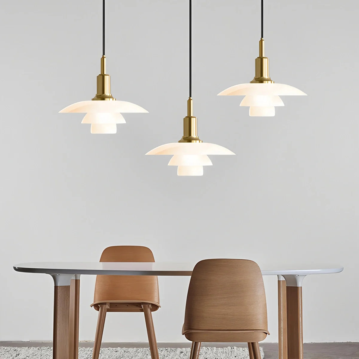Feyran Danish Designer Glass Pendant Lamp for Kitchen
