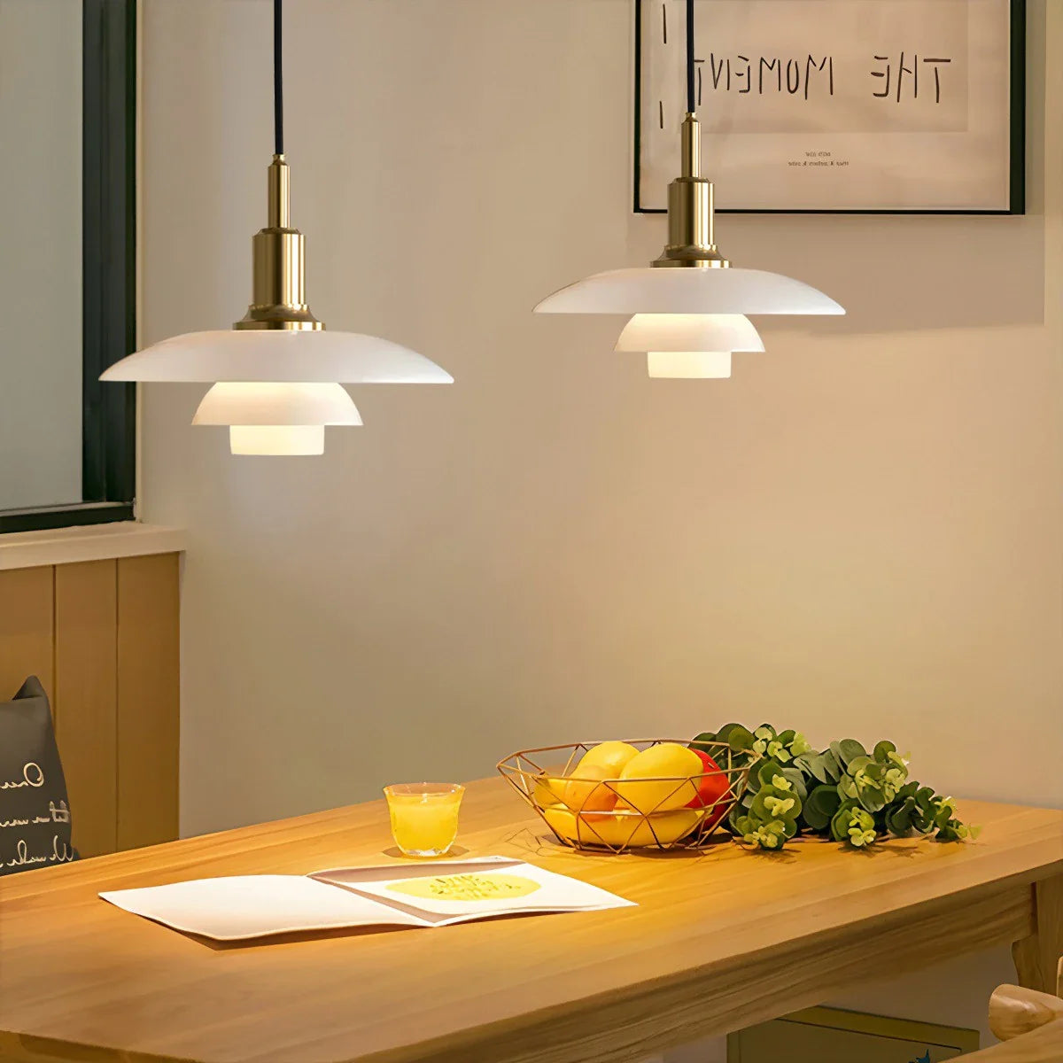 Feyran Danish Designer Glass Pendant Lamp for Kitchen