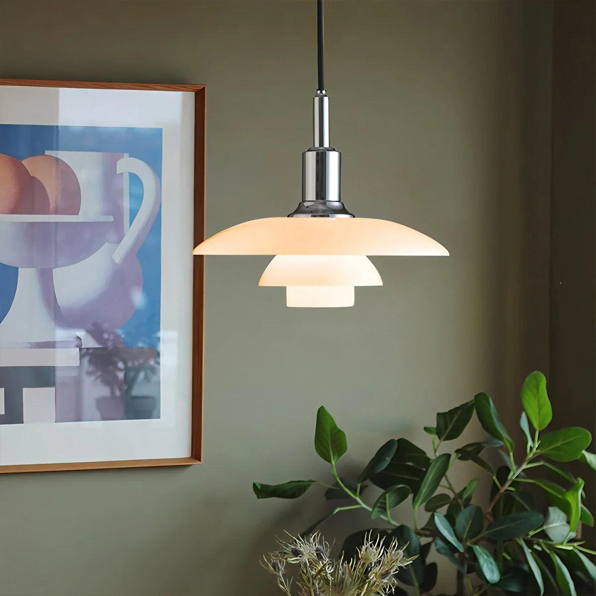 Feyran Danish Designer Glass Pendant Lamp for Kitchen