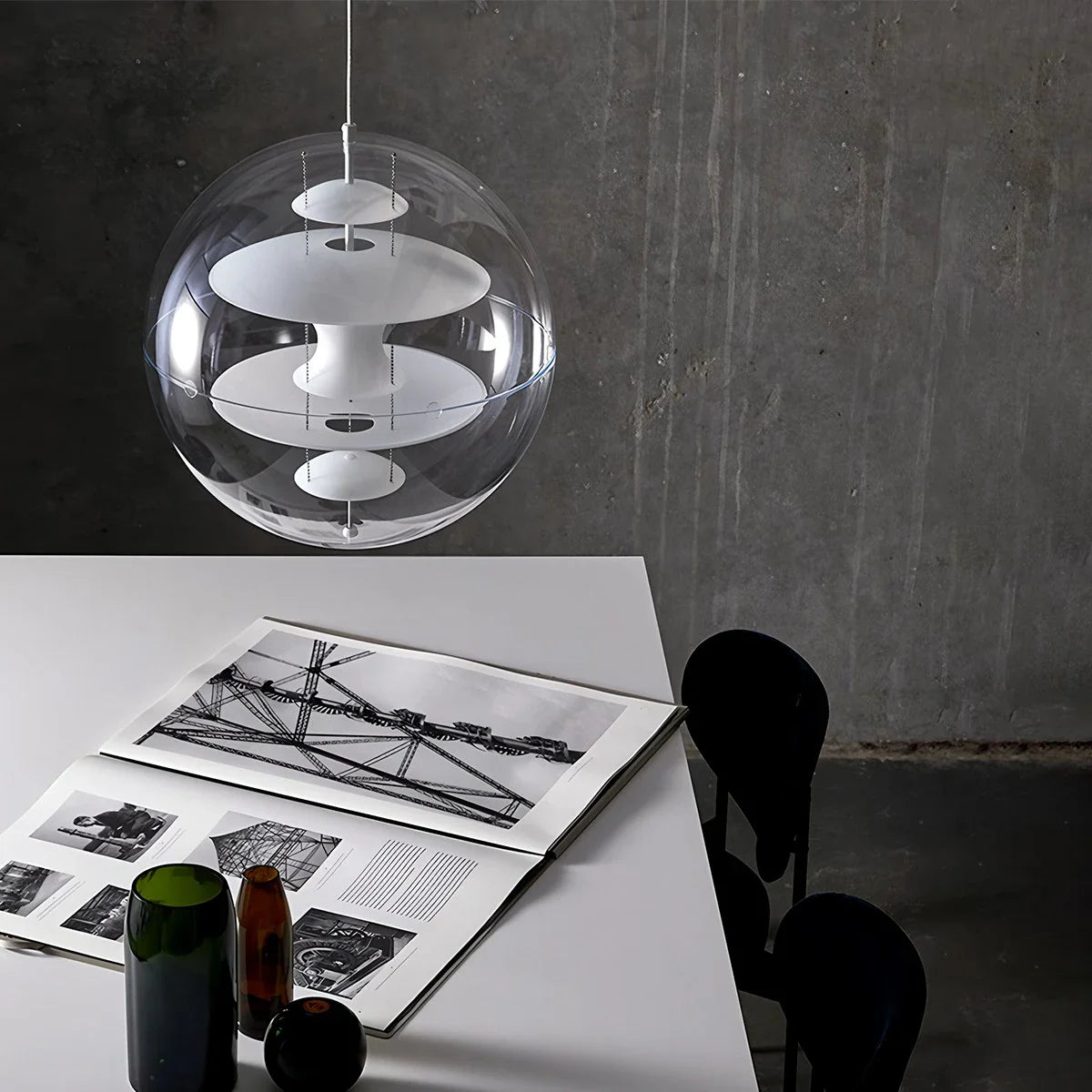 Feyran Danish Globe Dining Room Pendant Light