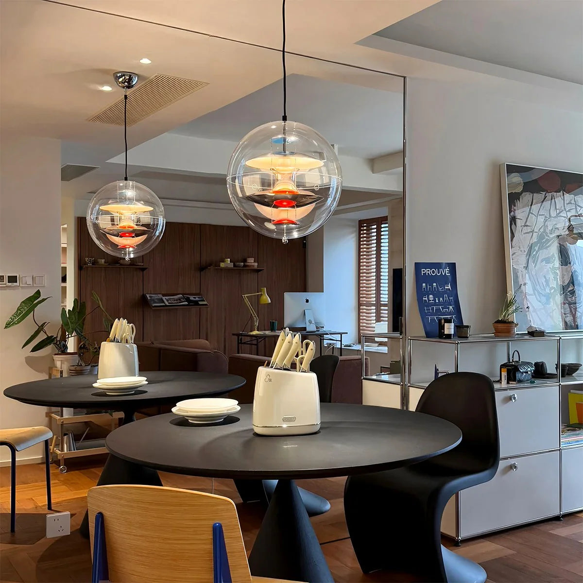 Feyran Danish Globe Dining Room Pendant Light