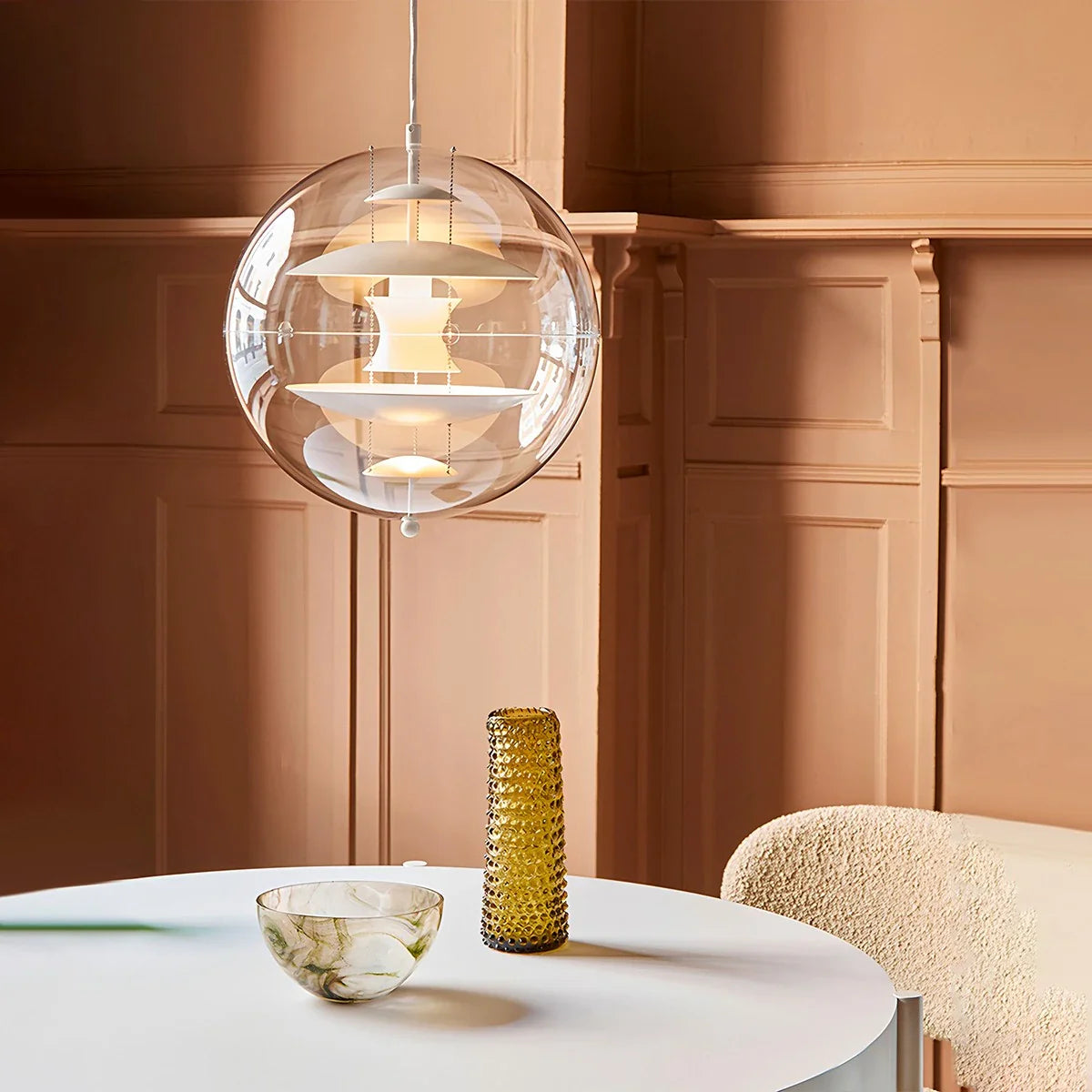 Feyran Danish Globe Dining Room Pendant Light